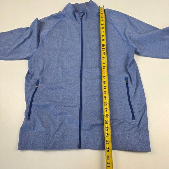 Lululemon Pulse Jacket Men's XL Blue Heathered Riviera Long Sleeve‎ Full Zip - Picture 4 of 11
